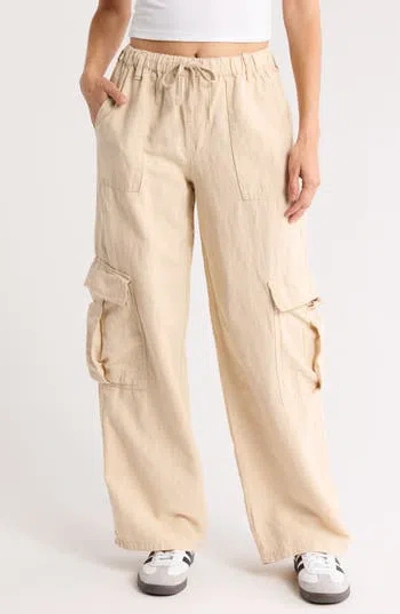BDG URBAN OUTFITTERS BDG URBAN OUTFITTERS LUCA COTTON & LINEN CARGO PANTS