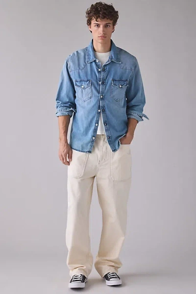BDG UTILITY JEAN IN IVORY, MEN'S AT URBAN OUTFITTERS