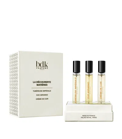 BDK PARFUMS LA COLLECTION MATIÈRES DISCOVERY FRAGRANCE GIFT SET