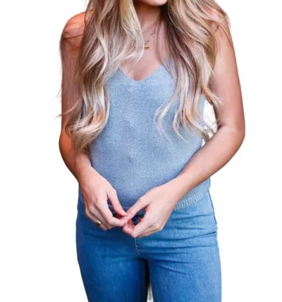 BE COOL JILL V-NECK TANK IN JADE