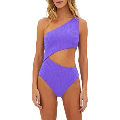 BEACH RIOT BEACH RIOT CELINE CUTOUT ONE-SHOULDER ONE-PIECE SWIMSUIT