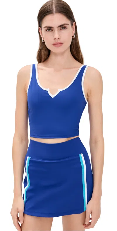 BEACH RIOT JOSIE TOP RIVIERA AZURE