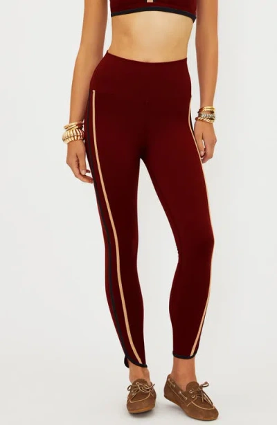 BEACH RIOT BEACH RIOT NELLA SIDE STRIPE ANKLE LEGGINGS