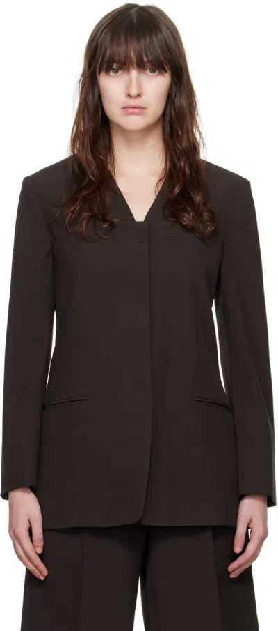 BEAUFILLE BROWN BOLERO BLAZER