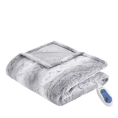 BEAUTYREST ZURI OVERSIZED FAUX FUR HEATED THROW, 50 X 70