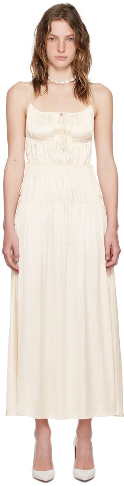 BEC & BRIDGE BEIGE DELPHI MIDI DRESS