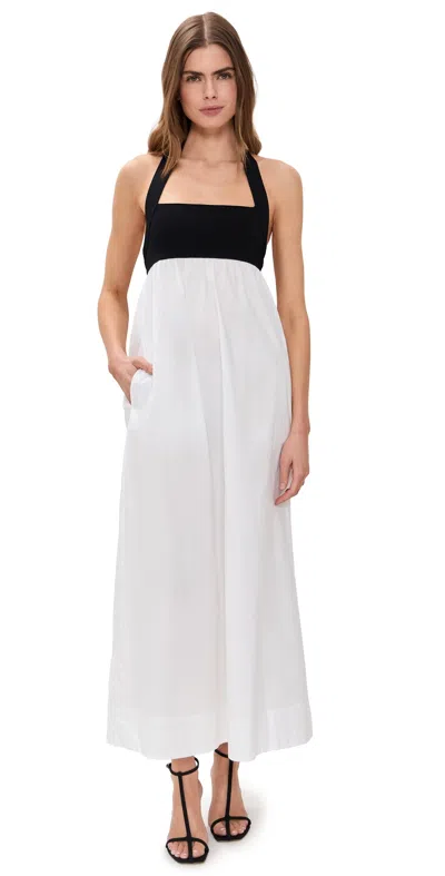 BEC & BRIDGE ILUKA MAXI DRESS BLACK/WHITE