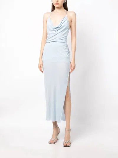 BEC & BRIDGE BEC + BRIDGE LEXIE COWL MAXI DRESS IN ICE BLUE
