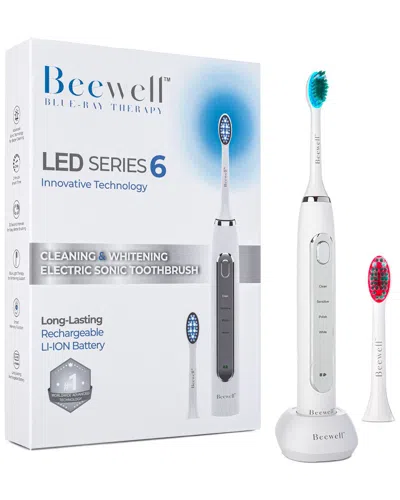 BEEWELL BEEWELL ELECTRIC SONIC BLUE & RED LED WHITENING TOOTHBRUSH - LIMITED EDITION