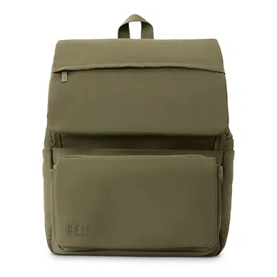 BEIS BEIS THE ULTIMATE DIAPER BAG BACKPACK IN OLIVE