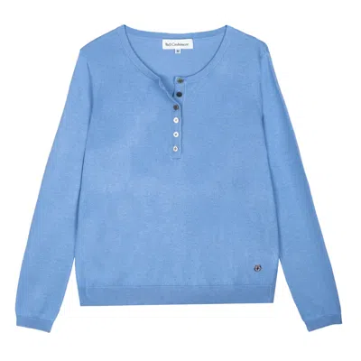 BEL CASHMERE WOMEN'S CARLA SWEATER BLUE