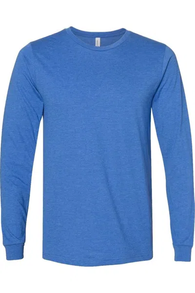 BELLA+CANVAS HEATHER CVC LONG SLEEVE TEE