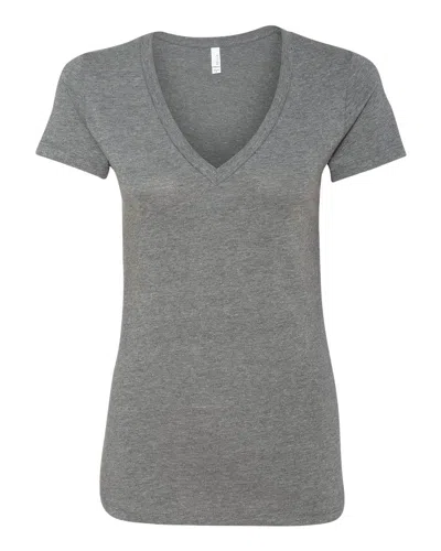 BELLA+CANVAS WOMEN'S JERSEY DEEP V-NECK TEE