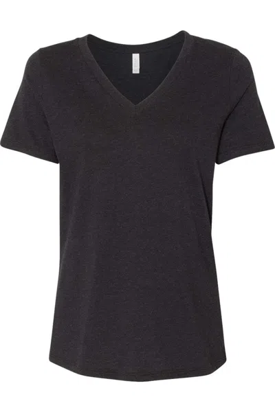 BELLA+CANVAS WOMEN´S RELAXED HEATHER CVC V-NECK TEE