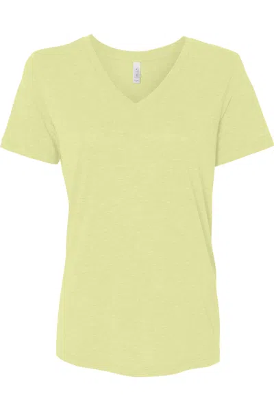 BELLA+CANVAS WOMEN´S RELAXED TRIBLEND SHORT SLEEVE V-NECK TEE