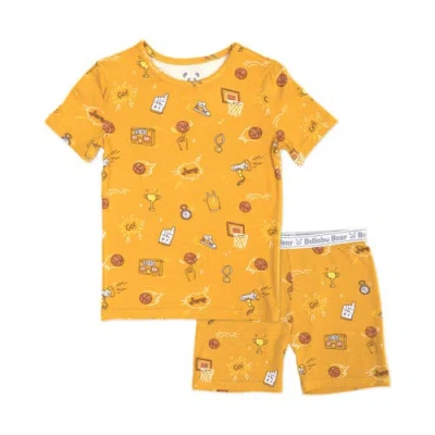 BELLABU BEAR BELLABU BEAR BASKETBALL KIDS 2-PIECE SHORT SLEEVE & SHORTS PAJAMA SET