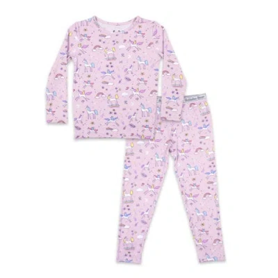 BELLABU BEAR BELLABU BEAR KIDS' ENCHANTED UNICORN SET OF 2 PIECE PAJAMAS