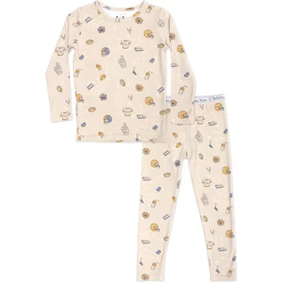 BELLABU BEAR BELLABU BEAR KIDS' FOOTBALL SET OF 2 PIECE PAJAMAS