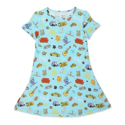 BELLABU BEAR BELLABU BEAR KIDS' FRIENDS SHORT SLEEVE DRESS