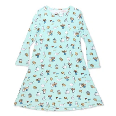 BELLABU BEAR BELLABU BEAR KIDS' IF YOU GIVE A MOUSE A COOKIE LONG SLEEVE DRESS