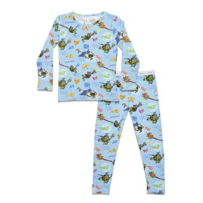 BELLABU BEAR BELLABU BEAR KIDS' TMNT PIZZA SET OF 2 PIECE PAJAMAS