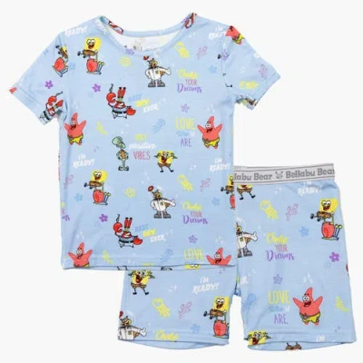 BELLABU BEAR BELLABU BEAR SPONGEBOB KIDS 2-PIECE SHORT SLEEVE & SHORTS PAJAMA SET