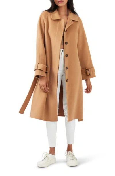 BELLE & BLOOM BELLE & BLOOM SHORE TO SHORE BELTED WOOL COAT