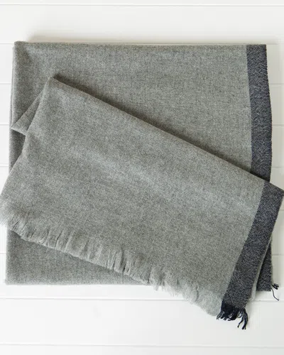 BELLE EPOQUE BELLE EPOQUE LIGHTWEIGHT CASHMERE BORDER THROW