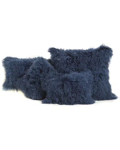 BELLE EPOQUE BELLE EPOQUE MONGOLIAN DECORATIVE PILLOW