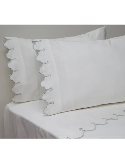 BELLE EPOQUE BELLE EPOQUE SCALLOPED EMBROIDERED SHEET SET
