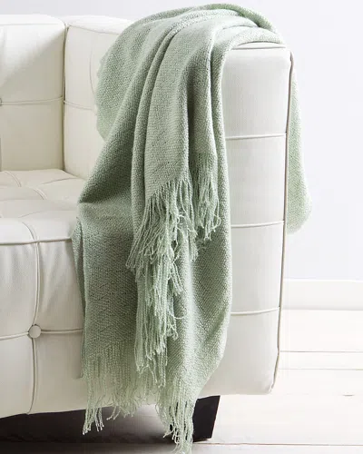 BELLE EPOQUE BELLE EPOQUE WOVEN SAGE THROW
