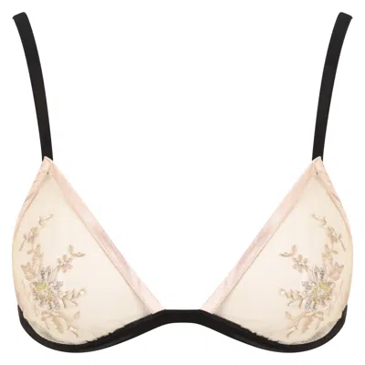 BELLE-ET-BONBON WOMEN'S BLACK SERAFINA BEADED BRA