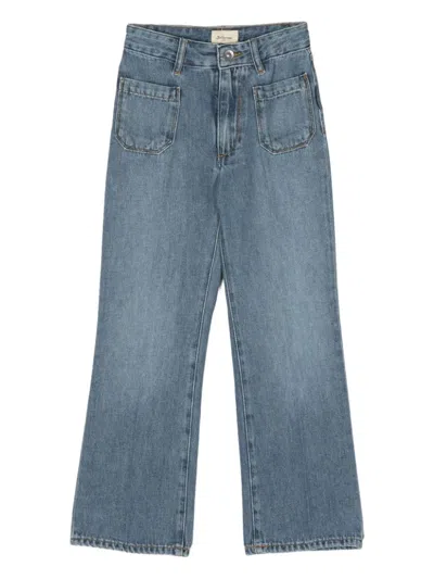 BELLEROSE LOGO-PATCH JEANS