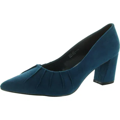 BELLINI VINNIE WOMENS POINTED TOE SLIP ON BLOCK HEELS