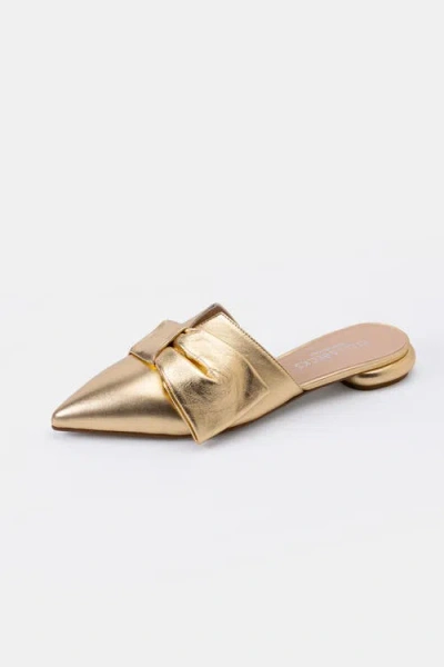 BELLS & BECKS BELLS & BECKS ANA POINTY TOE MULE WITH BOW