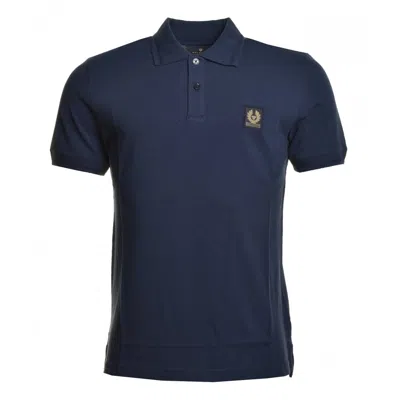 BELSTAFF SHORT SLEEVE POLO SHIRT DARK INK