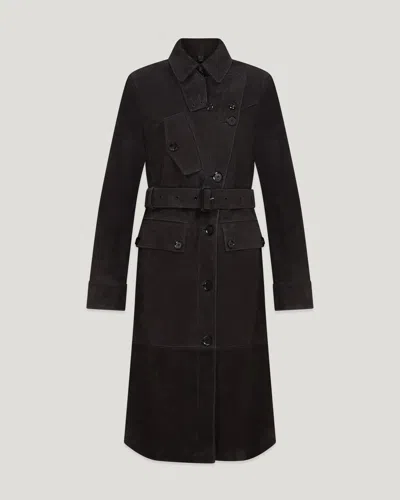 BELSTAFF BELSTAFF TT TRENCHCOAT FÜR DAMEN TANNER SUEDE