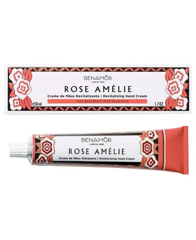 BENAMOR WOMEN'S ROSE AMELIE CREME DE MAOS HIDRATANTE, MOISTURIZING HAND CREAM, 1.69 FL OZ