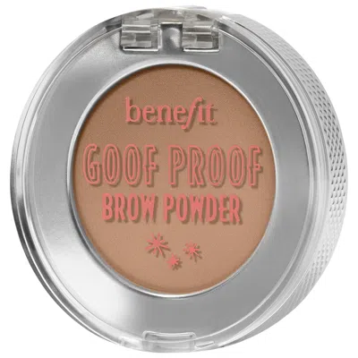 BENEFIT COSMETICS GOOF PROOF WATERPROOF BROW-FILLING POWDER SHADE 2 0.06 OZ / 1.9 G