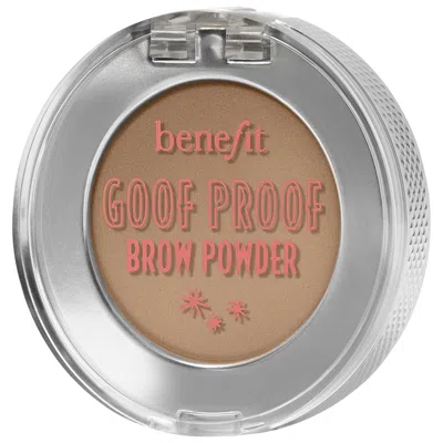 BENEFIT COSMETICS GOOF PROOF WATERPROOF BROW-FILLING POWDER SHADE 2.5 0.06 OZ / 1.9 G