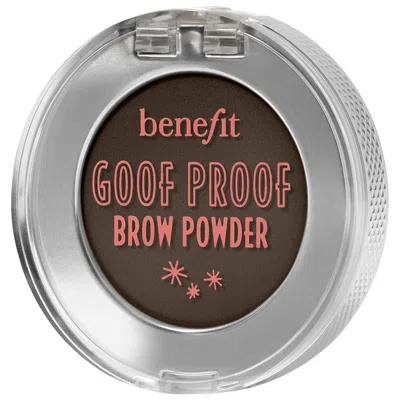 BENEFIT COSMETICS GOOF PROOF WATERPROOF BROW-FILLING POWDER SHADE 4.5 0.06 OZ / 1.9 G