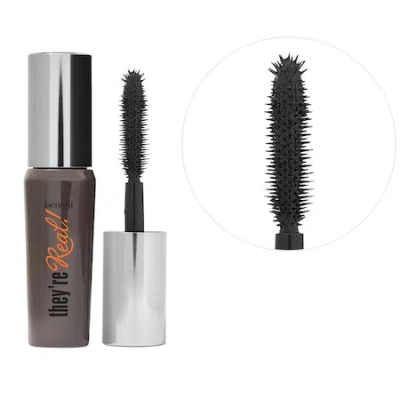 BENEFIT COSMETICS MINI THEY'RE REAL! LENGTHENING MASCARA 0.14 OZ/ 4.0 G