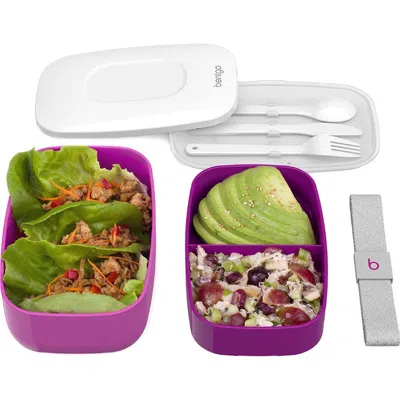 BENTGO BENTGO 2-PACK OF CLASSIC ALL-IN-ONE STACKABLE LUNCH BOX SOLUTION