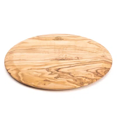 BERARD OLIVEWOOD HANDCRAFTED 9-INCH ROUND CUTTING BOARD