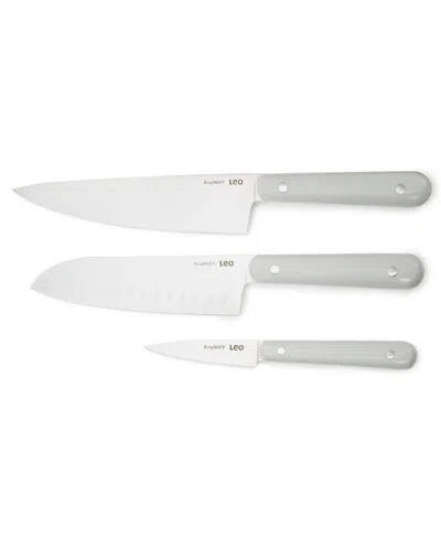 BERGHOFF LEO GLINTS 3-PIECE CUTLERY SET
