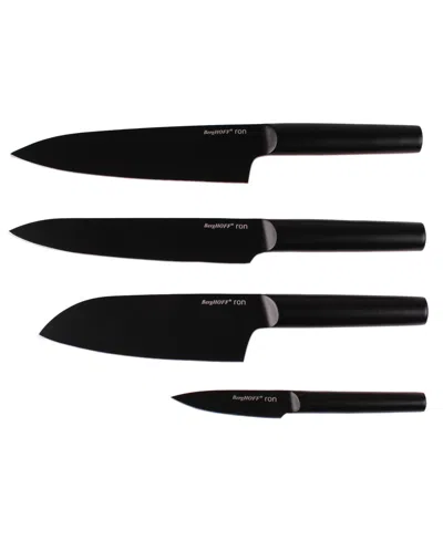 BERGHOFF RON STAINLESS STEEL 4-PIECE KNIFE SET