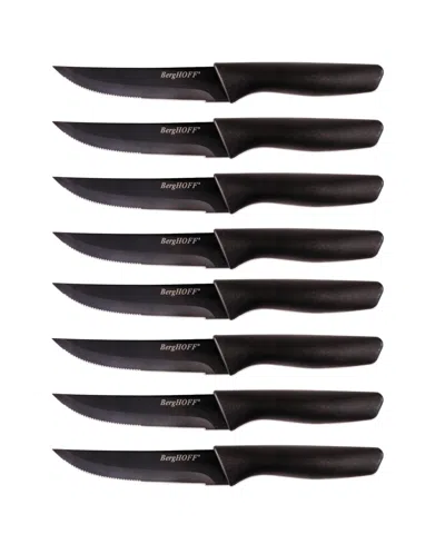 BERGHOFF SERRATED STAINLESS STEEL 8-PIECE STEAK KNIFE SET