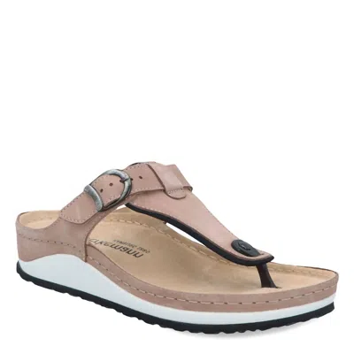 BERKEMANN WOMEN'S MILA SANDAL IN STONE NUBUCK