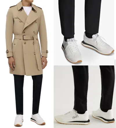 BERLUTI BERLUTI SIGNATURE GRAPHIC LEATHER SNEAKERS TRAINERS SCHUHE SHOES TURNSCHUHE 42,5