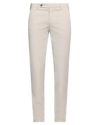 BERWICH BERWICH MAN PANTS LIGHT GREY SIZE 42 COTTON, SILK, ELASTANE